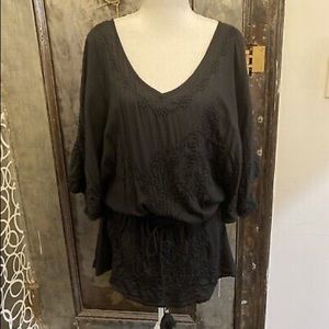 Vix Gorgeous embroided cover up dress drop waist.great quality greatCondition